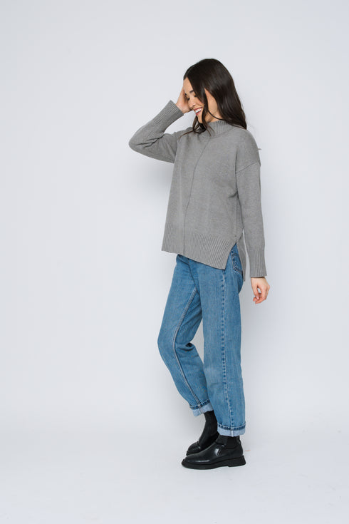 Lita-Mock Neck Pullover